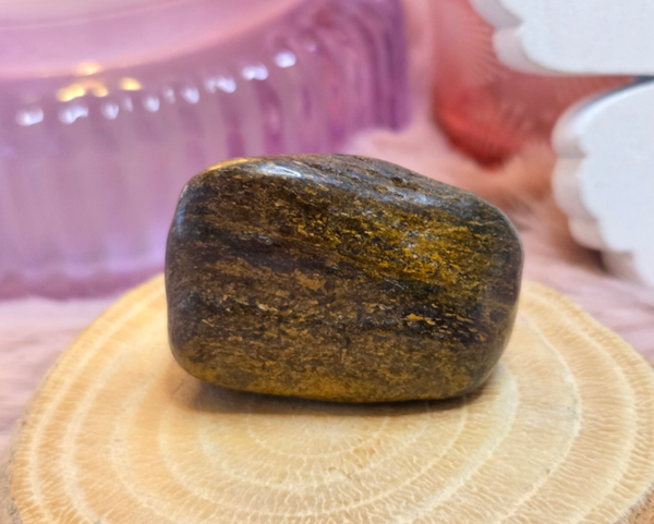 Bronziet trommelsteen - Medium