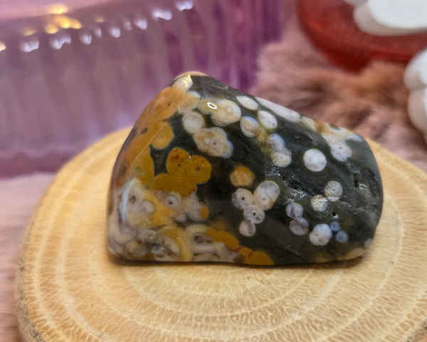 Oceaan jaspis trommelsteen - Medium