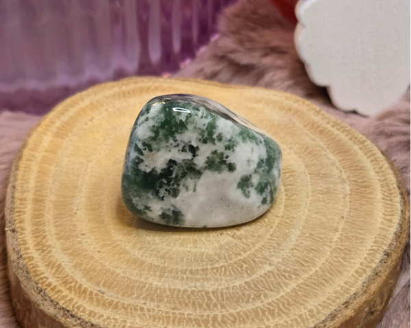 Boomagaat trommelsteen - Smal