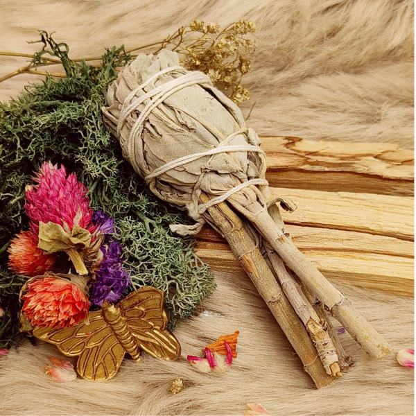 Witte salie smudge stick