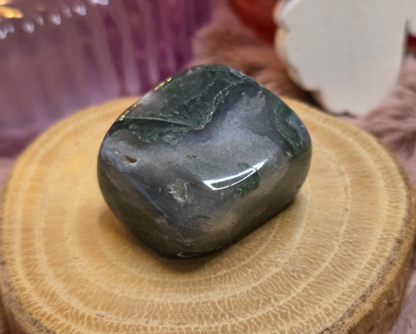 Mosagaat trommelsteen - Smal-medium