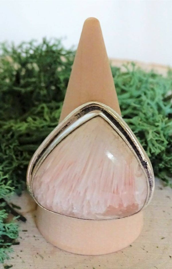 Scoleciet zilveren ring