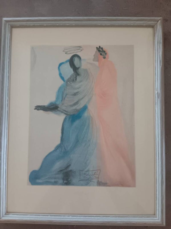Salvador Dali "Dante and Virgil" from the divine comedy series