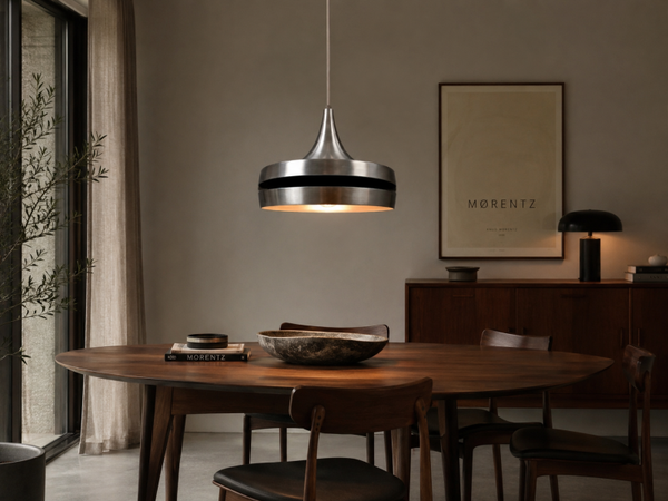 Raak Amsterdam B-1200 Aluminium Pendant Lamp, Dutch Mid-Century Modern, 1960s