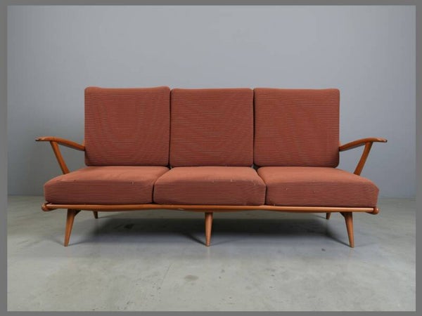 Vintage B. Sprij Three-Seater Sofa – Netherlands, 1960s