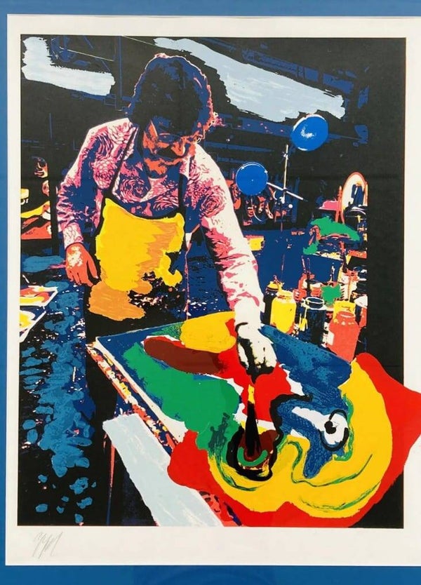 Karel Appel - 'Sunday' (Seven Summer Days) Silkscreen,signed