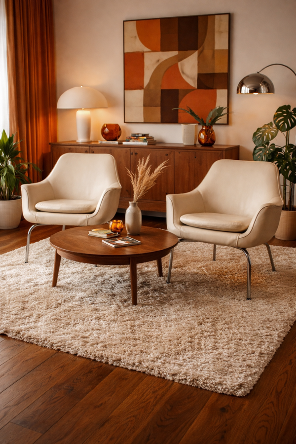 Pair of Martela Kilta lounge chairs in skai