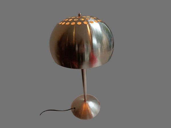 Vintage Chrome Space Age Table Lamp – 1970s