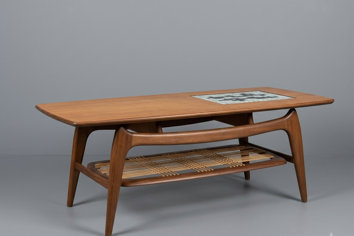 Louis van Teeffelen No. 15 Coffee Table for WéBé, The Netherlands, 1960s