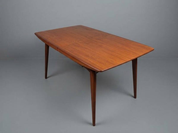 Louis van Teeffelen for Wébé 'Milaan' Extendable Teak Dining Table, Netherlands 1960s