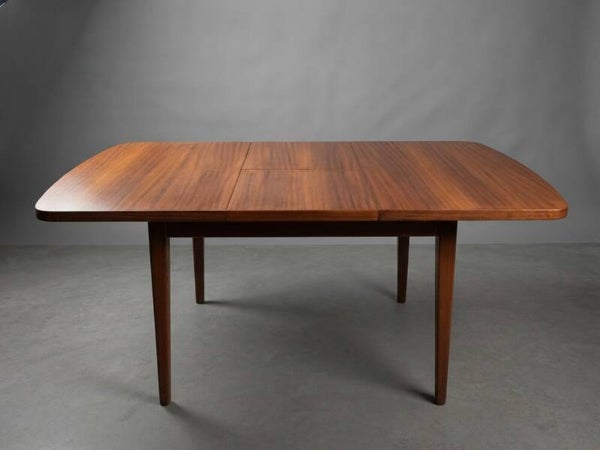 Mid-Century Scandinavian-Style Extendable Dining Table with Butterfly Leaf, 1960s