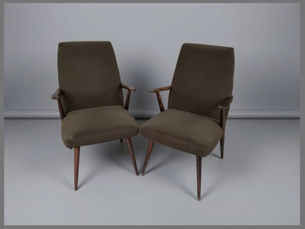 Set of 2 or 4 Vintage Casala Armchairs – Original Upholstery, Germany, 1950s/60s