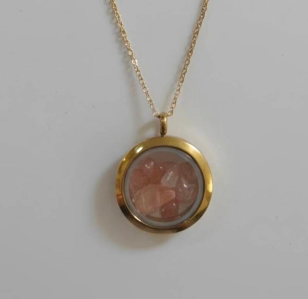 1 Inch Round Gau Box Pendant