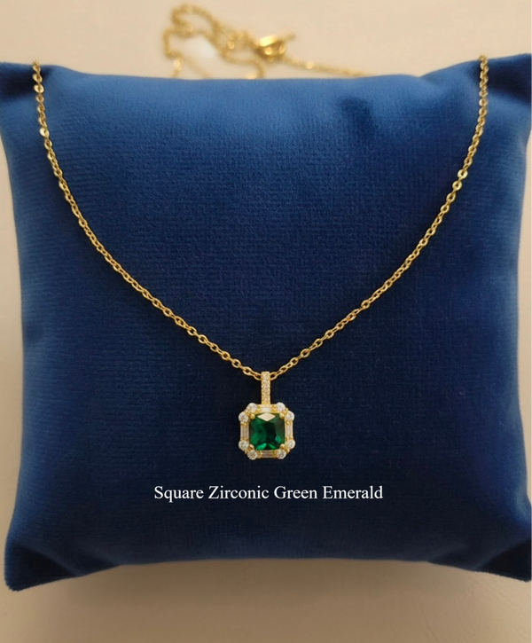 Zirconia/ Moissanite Pendant Necklace