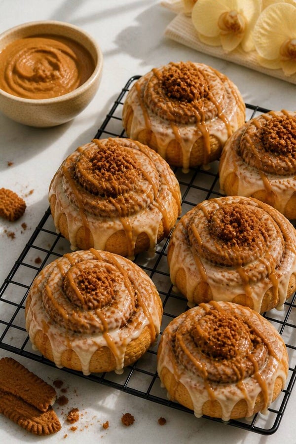 Biscoff Cinnamon Rolls