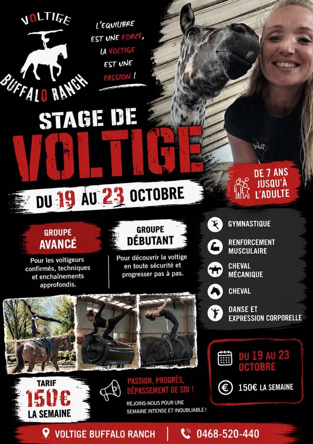 Stage voltige