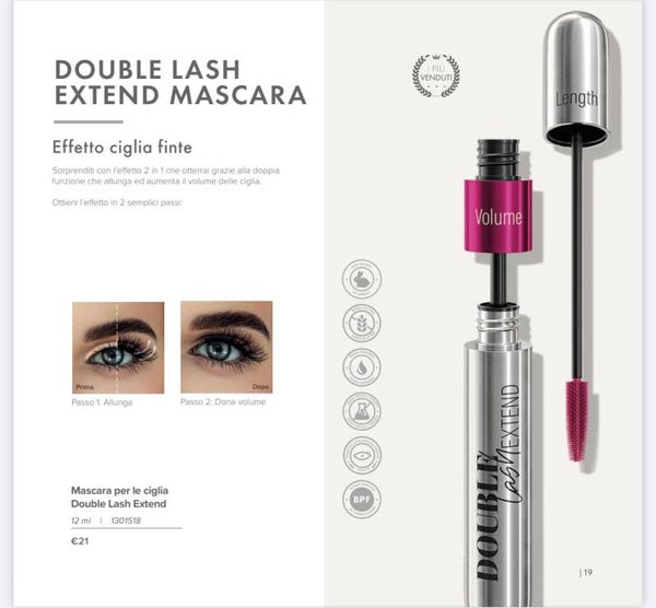 DOUBLE LASH EXTEND MASCARA