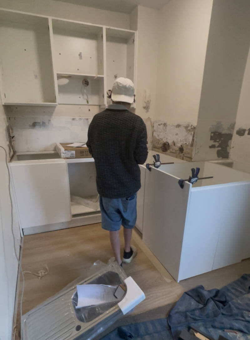 Kitchen cabinet makeover