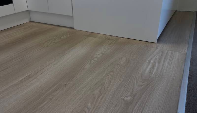 Kitchen flooring installation