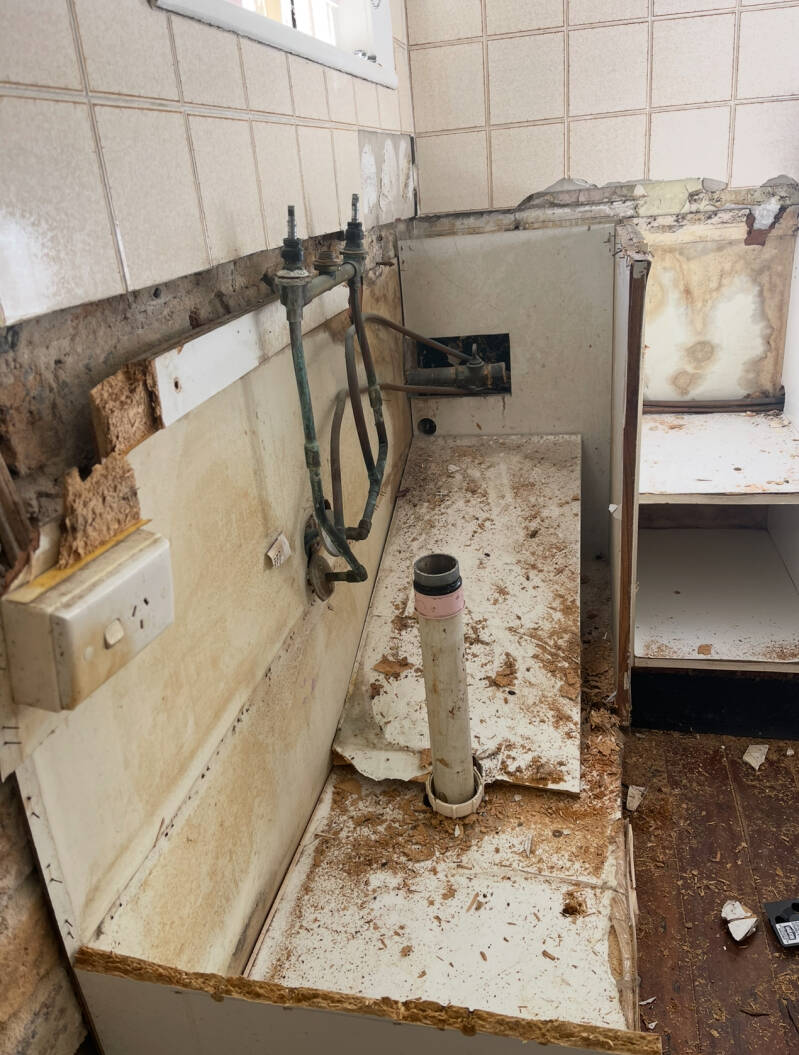 Kitchen plumbing upgrade