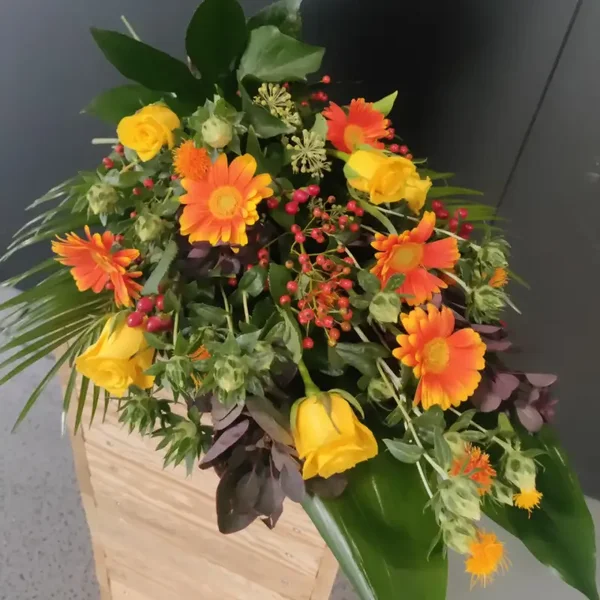 Rouwboeket Oranje