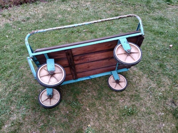 Bollerwagen / Teichdeko / Transporthilfe www.2handaquaristik.de / Gebrauchtwaren