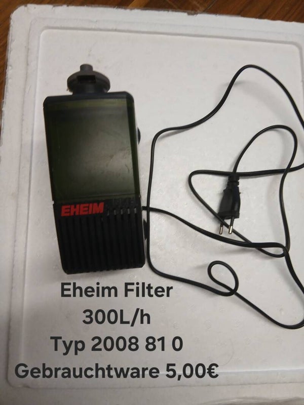 Eheim Filter 5,00€ (Gebrauchtware) www.2handaquaristik.de
