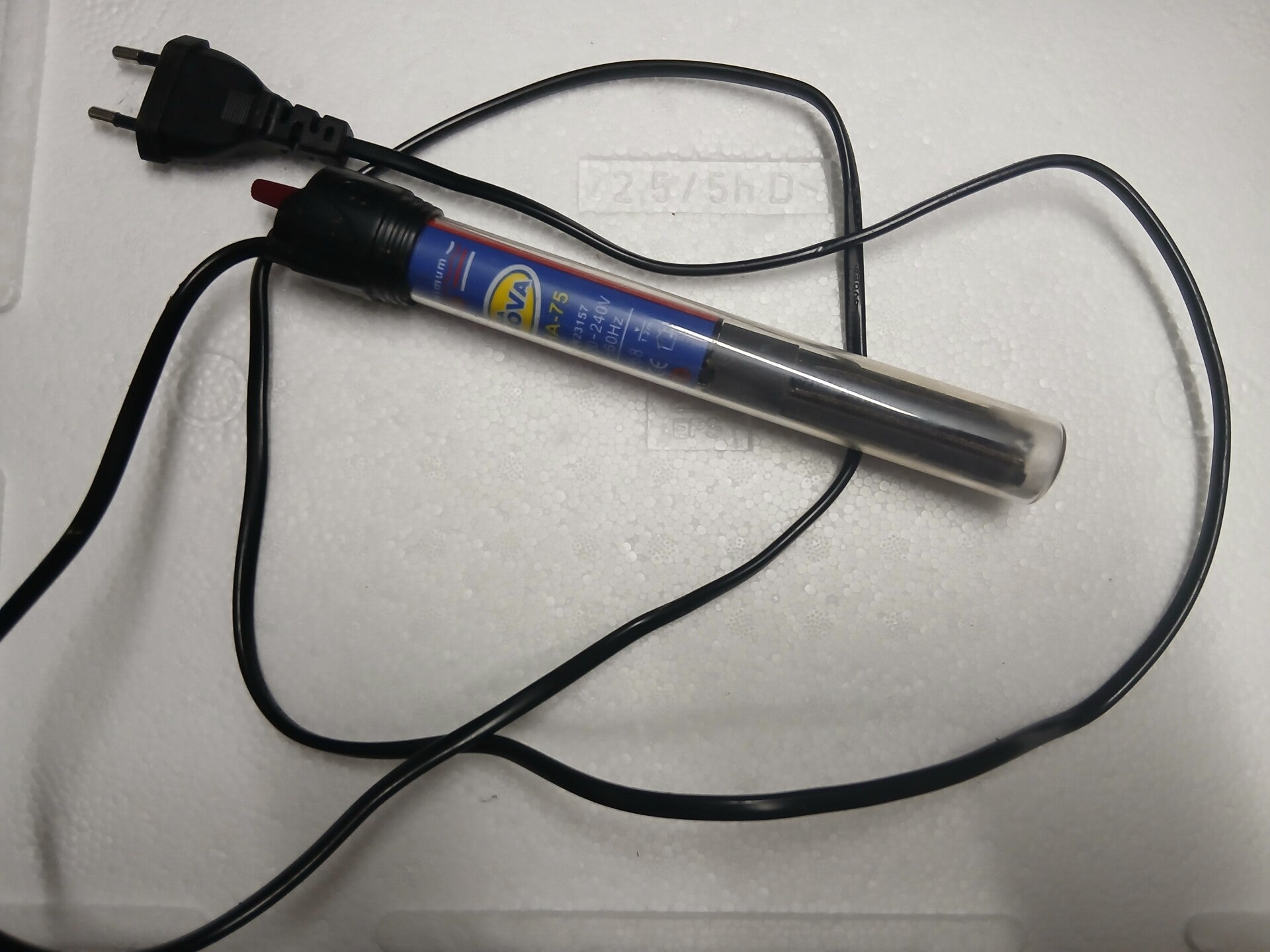 Aquarium Regelheizer 75W (Gebrauchtware) 5,00€ www.2handaquaristik.de