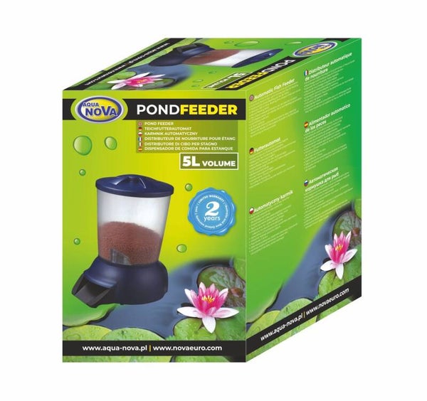 Teich Futterautomat 5L Aqua Nova / Neuware