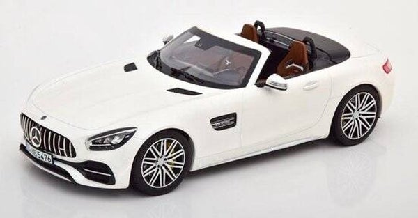 Norev Mercedes Benz AMG GT C Roadster 2019 metallic wit 1:18