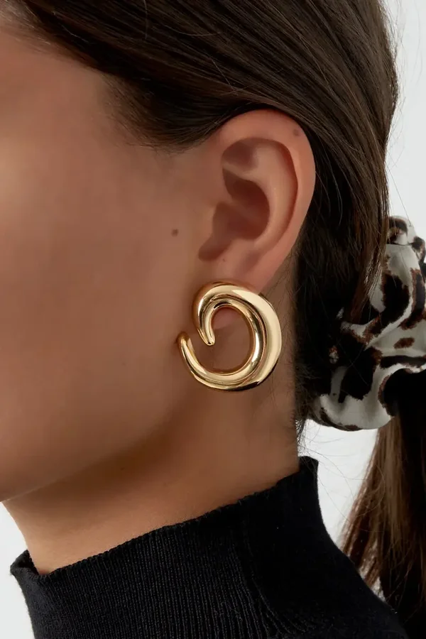 Chic swirl oorbellen