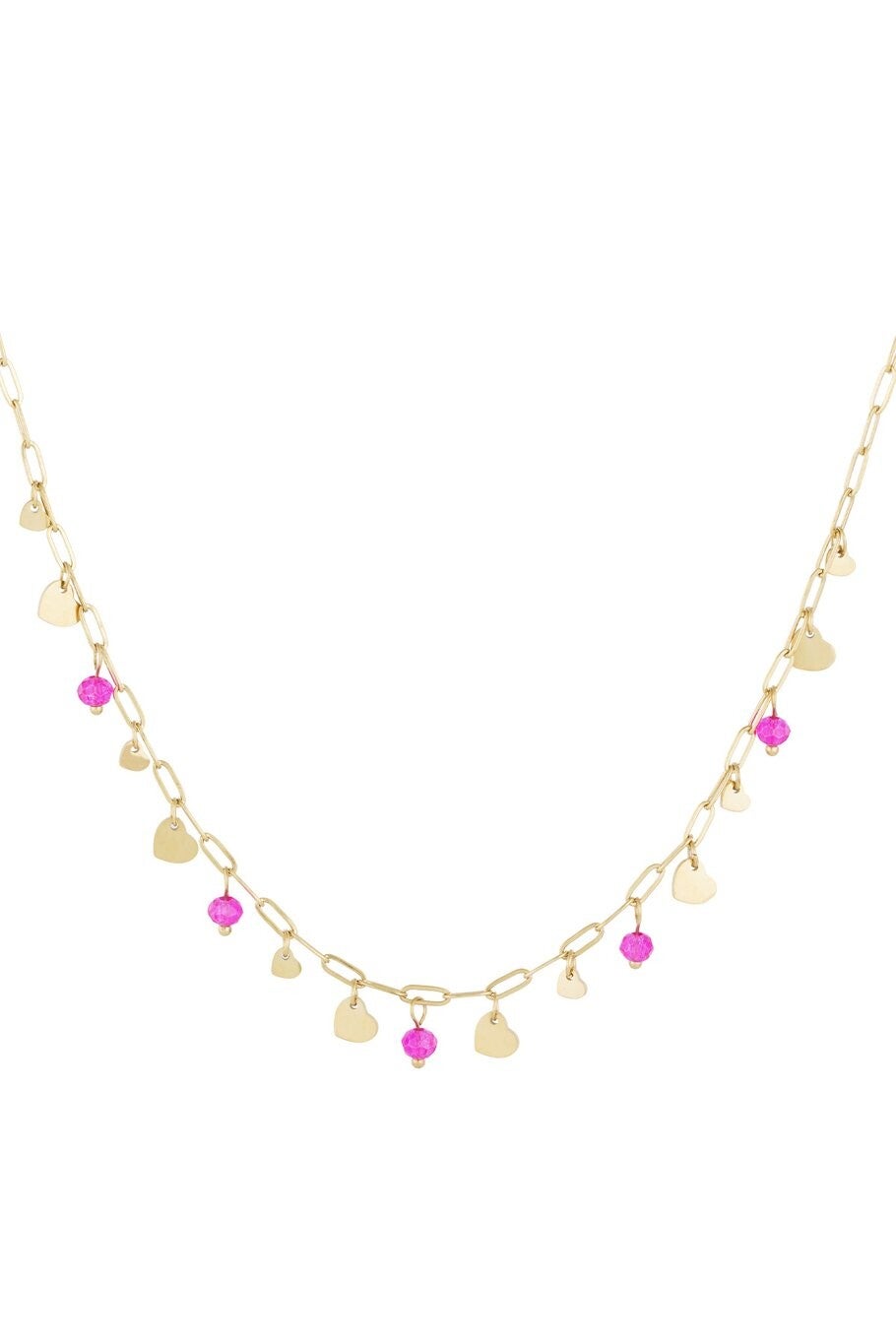 Love Pink Ketting goud