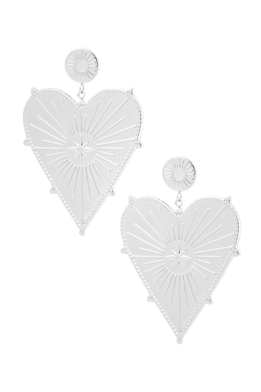 Heart charm zilver