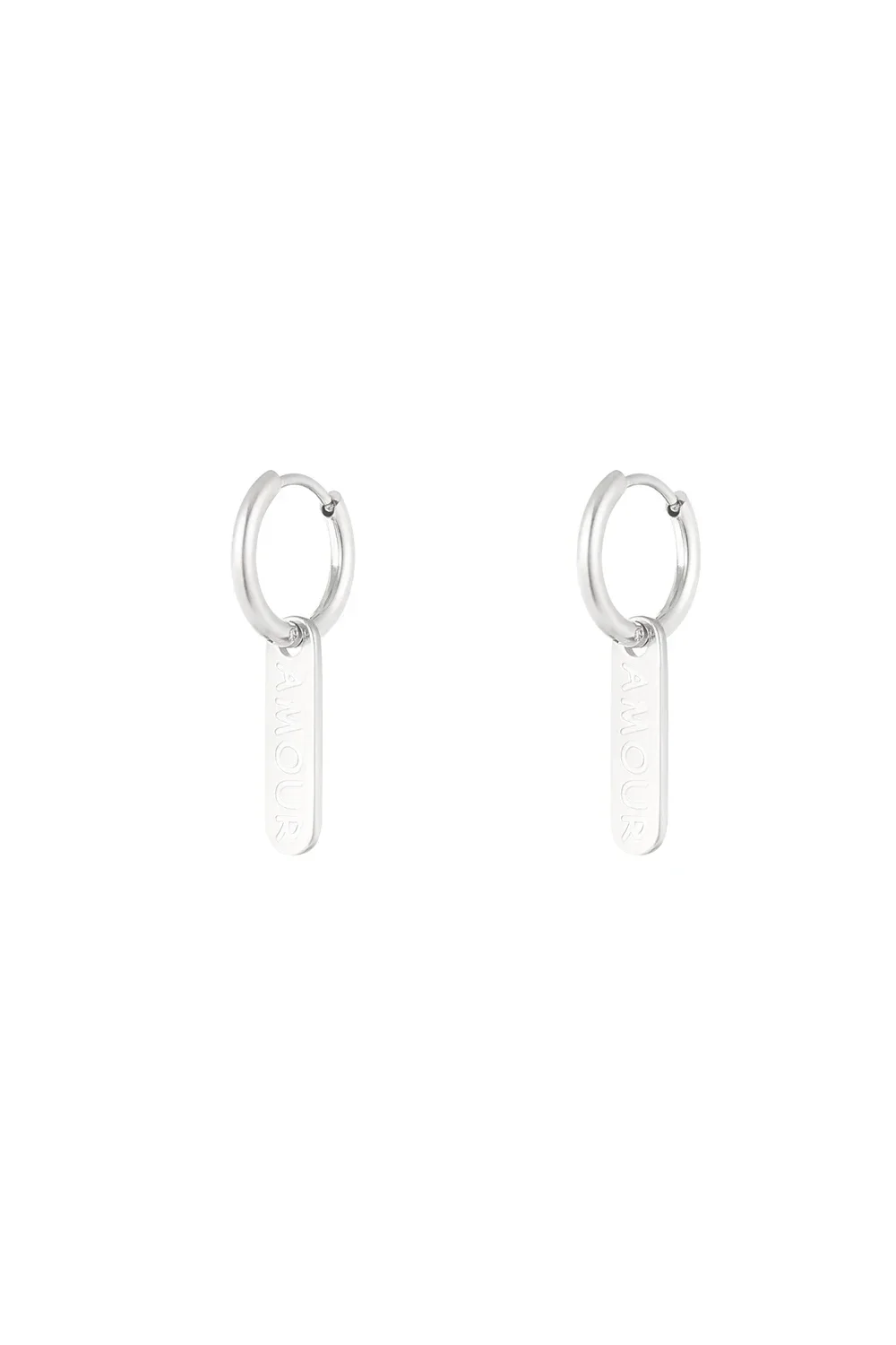 Amour earring silver