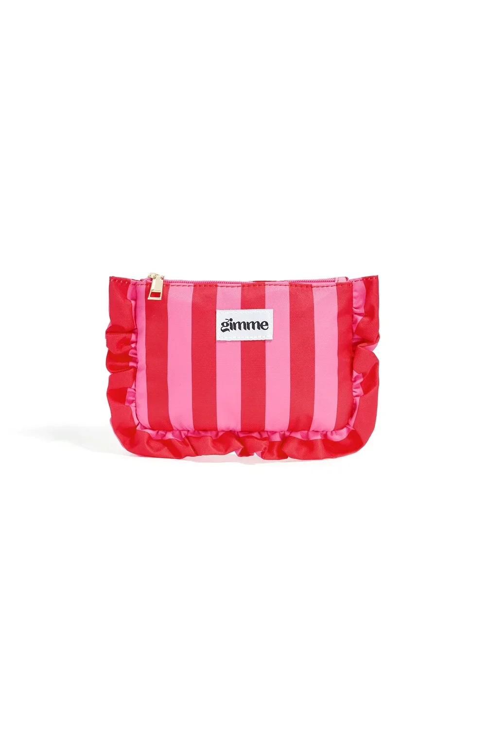 Make-up bag stripes pink