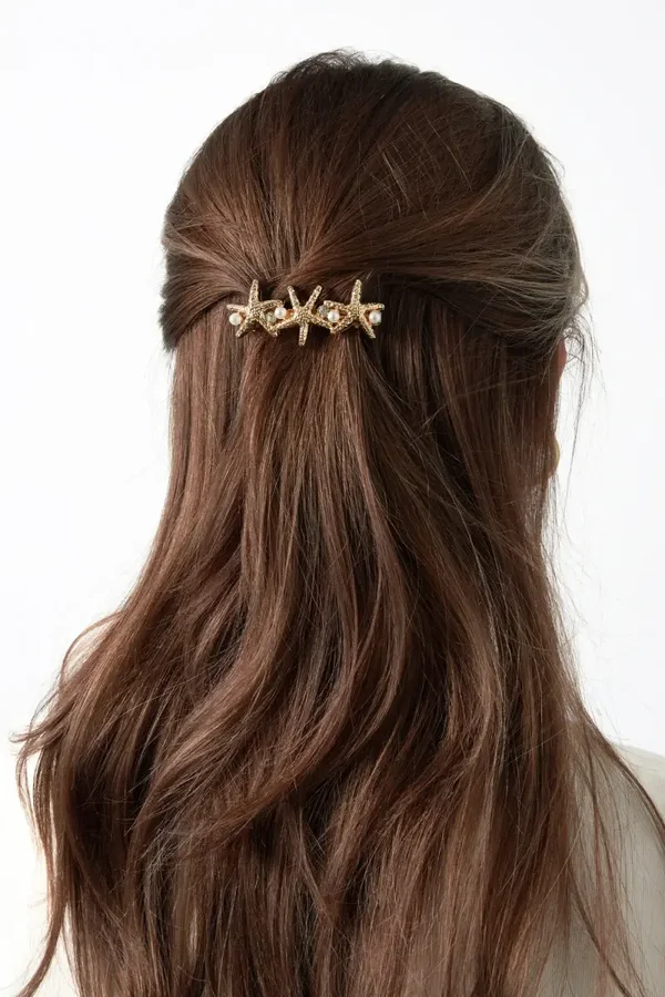 Haarclip Zeester