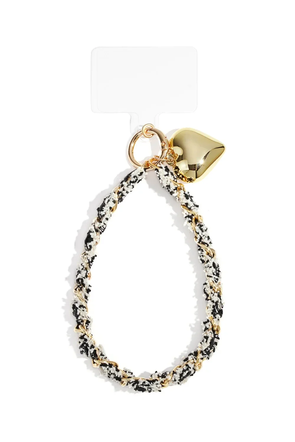 Telefoonkoord kort zwart