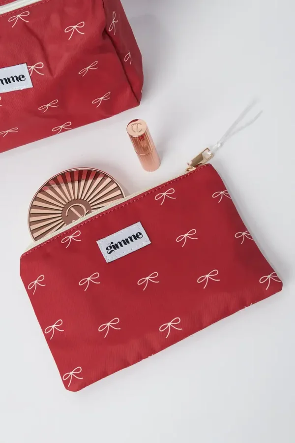 Make-up tas witte strikjes