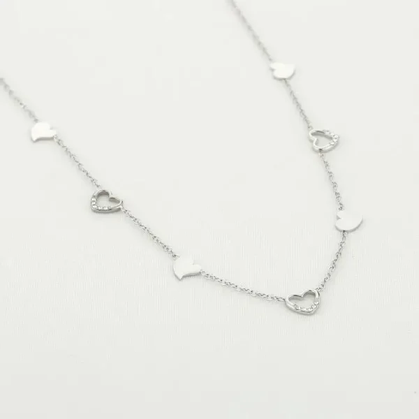 Monique ketting zilver