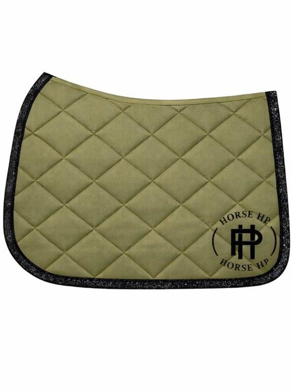 Tapis kaki - bord pailleté