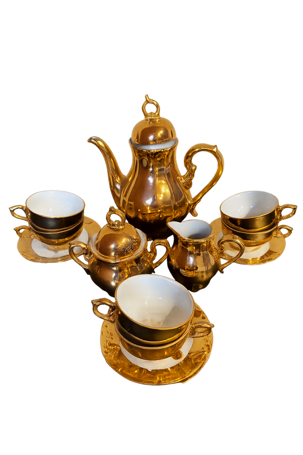 Porzellan Mokka Service