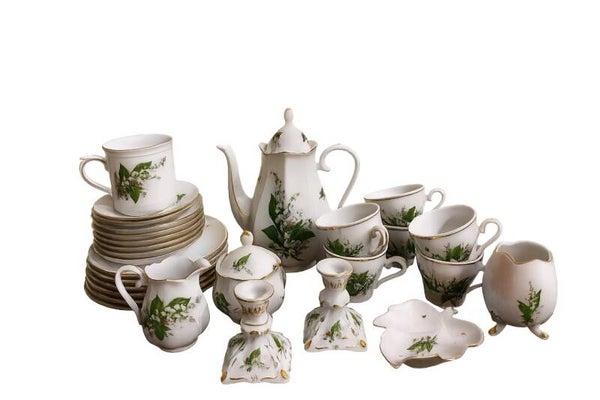 Porzellan Kaffeservice Graf von Henneberg 1777