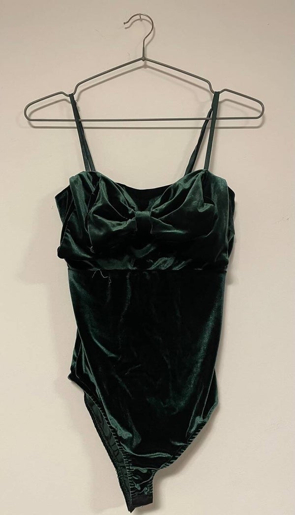 Samtbody mit Schleife