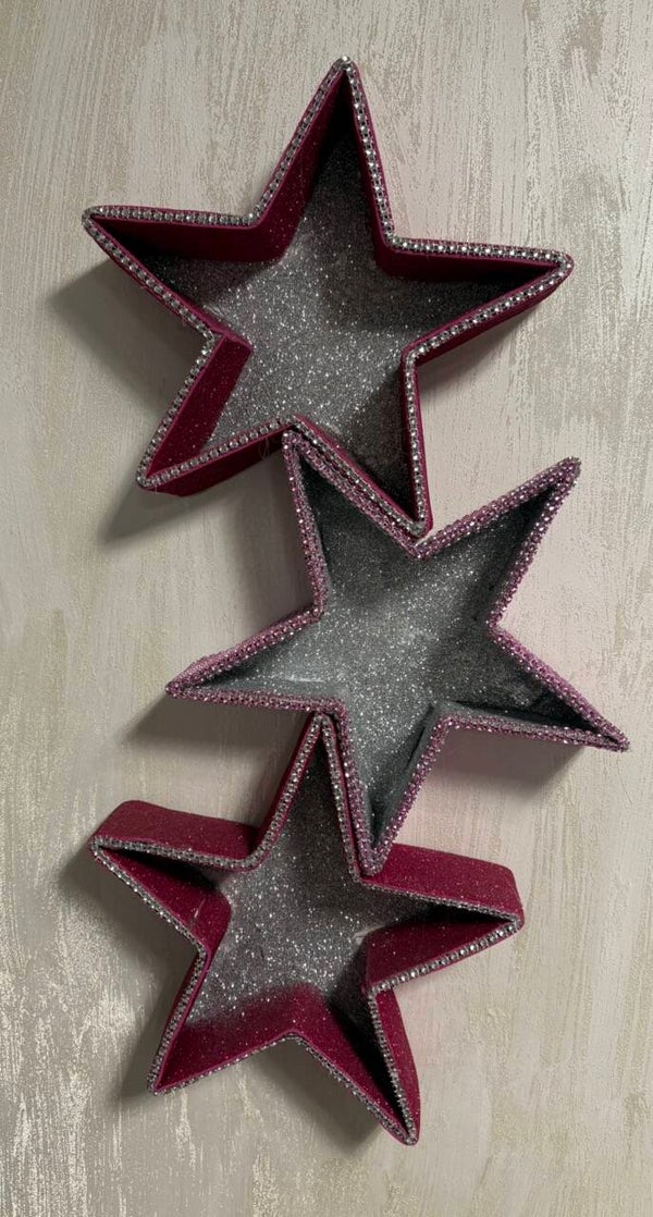 Sternen Glitzer Regal