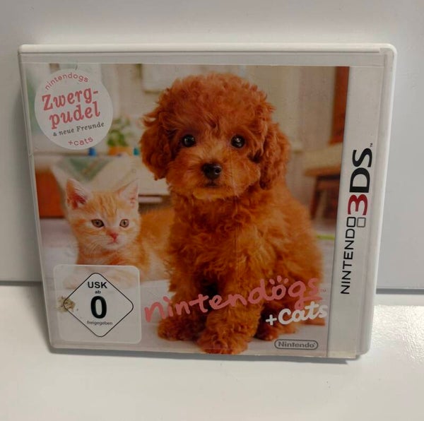 Nintendo 3DS nintendogs  + cats zwegpudel & neue Freunde