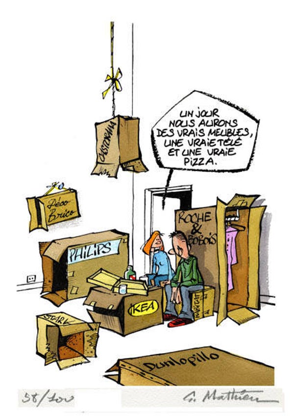 Amour cartons