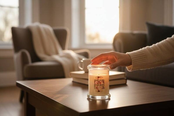 Jasmine & Magnolia Votive Candle – “Our Roots Made Us Sisters, Our Hearts Made Us Friends”