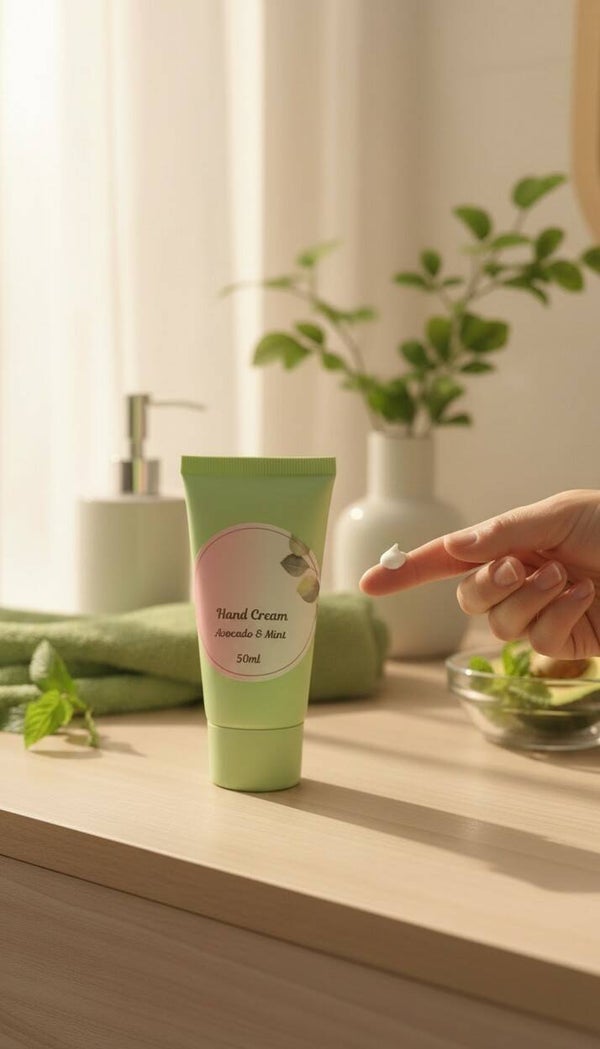 Avocado and mint Handcream