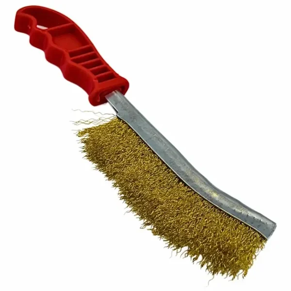Brosse métallique à main pour le nettoyage du creuset