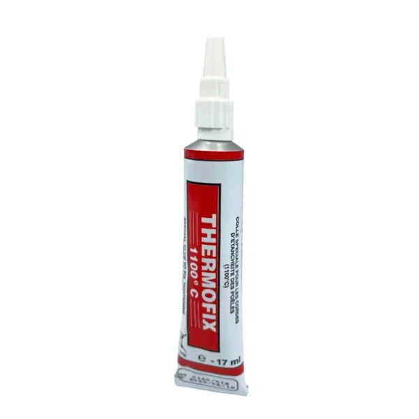 COLLE RÉFRACTAIRE pour TRESSE FIBRE THERMOFIX 1100C - 17ml
